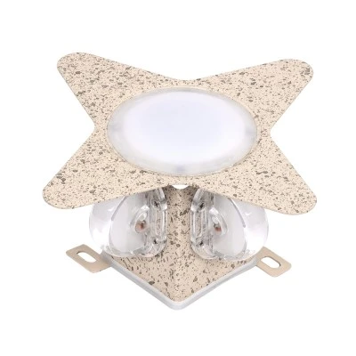 Μοντέρνα απλίκα LED τοίχου kelvo® WALLLIGHT-CINA 10W 1000lm πολύχρωμο RGB 10° AC 220-240V IP65 μπεζ 18.5x18.5x8.5cm