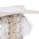 Μοντέρνα απλίκα LED τοίχου kelvo® WALLLIGHT-CINA 10W 1000lm πολύχρωμο RGB 10° AC 220-240V IP65 μπεζ 18.5x18.5x8.5cm