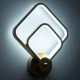 Μοντέρνο φωτιστικό τοίχου - απλίκα LED kelvo® ANNA 15W 1800lm 300° AC 220-240V IP20 ρυθμιζόμενο λευκό CCT με On/Off από 2700K έως 6000K χρυσό βούρτσας 25x8x30cm