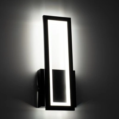 Μοντέρνα επιτοίχια απλίκα LED kelvo® TIARA 12W 1440lm 300° AC 220-240V IP20 ρυθμιζόμενο λευκό CCT με On/Off 2700K/4500K/6000K μαύρο ματ 12.5x4x32cm Μοντέρνα επιτοίχια απλίκα LED kelvo® TIARA 12W 1440lm 300° AC 220-240V IP20 ρυθμιζόμενο λευκό CCT με On/Off 2700K/4500K/6000K μαύρο ματ 12.5x4x32cm