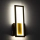 Επιτοίχια απλίκα LED kelvo® TIARA 12W 1440lm 300° AC 220-240V IP20 ρυθμιζόμενο λευκό CCT με εναλλαγή χρωμάτων 2700K/4500K/6000K χρυσό βούρτσας 12.5x4x32cm 61328