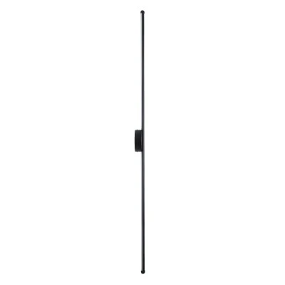Μοντέρνα επιτοίχια απλίκα LED kelvo® DIADEM 18W 2160lm 120° AC 220-240V IP20 ρυθμιζόμενο λευκό CCT με On/Off 2700K/4500K/6000K μαύρο ματ 10x4x120cm