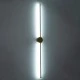 Επιτοίχια απλίκα LED kelvo® DIADEM 18W 2160lm 120° AC 220-240V IP20 ρυθμιζόμενο λευκό CCT με εναλλαγή χρωμάτων 2700K/4500K/6000K χρυσό βούρτσας 10x4x120cm