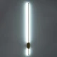Μοντέρνο φωτιστικό τοίχου LED kelvo® HARLEM 18W 2160lm 120° AC 220-240V IP20 ρυθμιζόμενο λευκό CCT με εναλλαγή χρωμάτων 2700K/4500K/6000K χρυσό βούρτσας 5x4x120cm