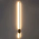 Μοντέρνο φωτιστικό τοίχου LED kelvo® HARLEM 18W 2160lm 120° AC 220-240V IP20 ρυθμιζόμενο λευκό CCT με εναλλαγή χρωμάτων 2700K/4500K/6000K χρυσό βούρτσας 5x4x120cm