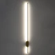 Μοντέρνο φωτιστικό τοίχου LED kelvo® HARLEM 18W 2160lm 120° AC 220-240V IP20 ρυθμιζόμενο λευκό CCT με εναλλαγή χρωμάτων 2700K/4500K/6000K χρυσό βούρτσας 5x4x120cm