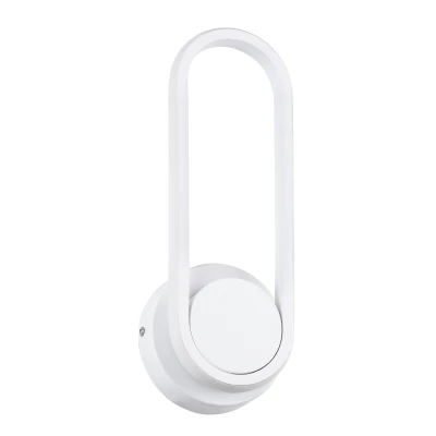 Μοντέρνο φωτιστικό τοίχου LED kelvo® DALLAS 12W 1440lm 360° AC 220-240V IP20 ρυθμιζόμενο λευκό CCT με εναλλαγή χρωμάτων 2700K/4500K/6000K λευκό ματ 12x6.5x32cm