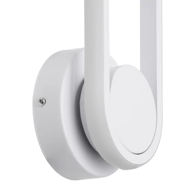Μοντέρνο φωτιστικό τοίχου LED kelvo® DALLAS 12W 1440lm 360° AC 220-240V IP20 ρυθμιζόμενο λευκό CCT με εναλλαγή χρωμάτων 2700K/4500K/6000K λευκό ματ 12x6.5x32cm