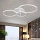 GloboStar® NEMESIS 61109 Φωτιστικό Οροφής Δαχτυλίδι-Κύκλος LED CCT 98W 11858lm 360° AC 220-240V - Εναλλαγή Φωτισμού μέσω Τηλεχειριστηρίου All In One Ψυχρό 6000k+Φυσικό 4500k+Θερμό 2700k Dimmable Φ25+35+45cm+BackLight - Λευκό - 3 Years Warranty