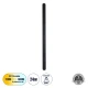 Μοντέρνο φωτιστικό τοίχου LED kelvo® HOUSTON 24W 2880lm 360° AC 220-240V IP20 ρυθμιζόμενο λευκό CCT με εναλλαγή χρωμάτων από 2700K έως 6000K μαύρο ματ 6x3x100cm 61349 GloboStar® HOUSTON 61349 Φωτιστικό Τοίχου - Απλίκα Design LED CCT 24W 2880lm 360° AC 220-240V - Εναλλαγή Φωτισμού μέσω Διακόπτη On/Off All In One Ψυχρό 6000k+Φυσικό 4500k+Θερμό 2700k Μ6 x Π3 x Υ100cm - Μαύρο - 3 Years Warranty