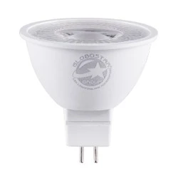 Σποτ λάμπα LED MR16 ισχύος 7W ψυχρό φως 6000Κ 770lm με γωνία δέσμης 38°τάση 12-24V IP20 Φ5 x Υ4.2cm