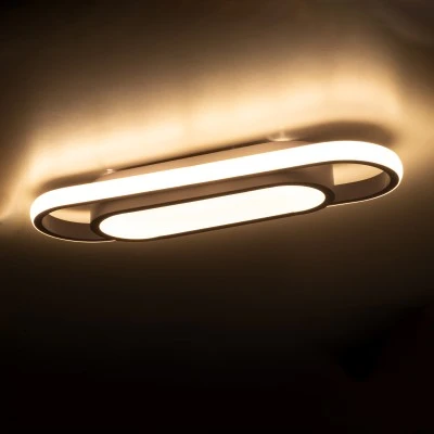 Φωτιστικό Οροφής Linear Design LED IGOR CCT 24W 2880lm 210° AC 220-240V - Εναλλαγή Φωτισμού μέσω Διακόπτη On/Off All In One- Λευκό GloboStar® IGOR 61217 Φωτιστικό Οροφής Linear Design LED CCT 24W 2880lm 210° AC 220-240V - Εναλλαγή Φωτισμού μέσω Διακόπτη On/Off All In One Ψυχρό 6000k+Φυσικό 4500k+Θερμό 2700k Μ41 x Π13 x Υ4.5cm - Λευκό - 3 Years Warranty