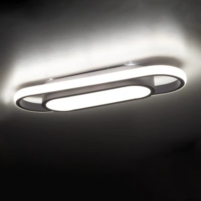 Φωτιστικό Οροφής Linear Design LED IGOR CCT 24W 2880lm 210° AC 220-240V - Εναλλαγή Φωτισμού μέσω Διακόπτη On/Off All In One- Λευκό GloboStar® IGOR 61217 Φωτιστικό Οροφής Linear Design LED CCT 24W 2880lm 210° AC 220-240V - Εναλλαγή Φωτισμού μέσω Διακόπτη On/Off All In One Ψυχρό 6000k+Φυσικό 4500k+Θερμό 2700k Μ41 x Π13 x Υ4.5cm - Λευκό - 3 Years Warranty