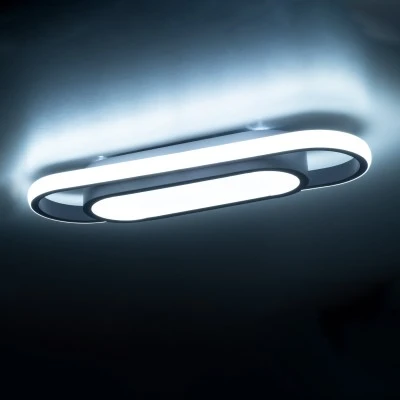 Φωτιστικό Οροφής Linear Design LED IGOR CCT 24W 2880lm 210° AC 220-240V - Εναλλαγή Φωτισμού μέσω Διακόπτη On/Off All In One- Λευκό GloboStar® IGOR 61217 Φωτιστικό Οροφής Linear Design LED CCT 24W 2880lm 210° AC 220-240V - Εναλλαγή Φωτισμού μέσω Διακόπτη On/Off All In One Ψυχρό 6000k+Φυσικό 4500k+Θερμό 2700k Μ41 x Π13 x Υ4.5cm - Λευκό - 3 Years Warranty