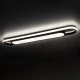 GloboStar® IGOR 61218 Φωτιστικό Οροφής Linear Design LED CCT 48W 5760lm 210° AC 220-240V - Εναλλαγή Φωτισμού μέσω Διακόπτη On/Off All In One Ψυχρό 6000k+Φυσικό 4500k+Θερμό 2700k Μ81 x Π13 x Υ4.5cm - Μαύρο - 3 Years Warranty