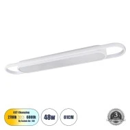 Φωτιστικό Οροφής Linear Design LED IGOR CCT 48W 5760lm 210° AC 220-240V - Εναλλαγή Φωτισμού μέσω Διακόπτη On/Off All In One- Λευκό