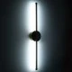 Μοντέρνα επιτοίχια απλίκα LED kelvo® DIADEM 9W 1080lm 120° AC 220-240V IP20 ρυθμιζόμενο λευκό CCT με εναλλαγή χρωμάτων 2700K/4500K/6000K μαύρο ματ 10x4x60cm
