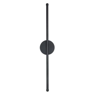 Μοντέρνα επιτοίχια απλίκα LED kelvo® DIADEM 9W 1080lm 120° AC 220-240V IP20 ρυθμιζόμενο λευκό CCT με εναλλαγή χρωμάτων 2700K/4500K/6000K μαύρο ματ 10x4x60cm