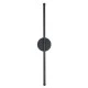 Μοντέρνα επιτοίχια απλίκα LED kelvo® DIADEM 9W 1080lm 120° AC 220-240V IP20 ρυθμιζόμενο λευκό CCT με εναλλαγή χρωμάτων 2700K/4500K/6000K μαύρο ματ 10x4x60cm