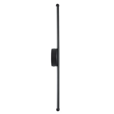 Μοντέρνα επιτοίχια απλίκα LED kelvo® DIADEM 9W 1080lm 120° AC 220-240V IP20 ρυθμιζόμενο λευκό CCT με εναλλαγή χρωμάτων 2700K/4500K/6000K μαύρο ματ 10x4x60cm
