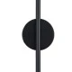 Μοντέρνα επιτοίχια απλίκα LED kelvo® DIADEM 9W 1080lm 120° AC 220-240V IP20 ρυθμιζόμενο λευκό CCT με εναλλαγή χρωμάτων 2700K/4500K/6000K μαύρο ματ 10x4x60cm