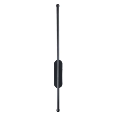 Μοντέρνα επιτοίχια απλίκα LED kelvo® HARLEM 9W 900lm 120° AC 220-240V IP20 ρυθμιζόμενο λευκό CCT με εναλλαγή χρωμάτων 2700K/4500K/6000K μαύρο ματ 5x4x60cm