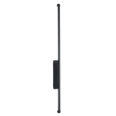 Μοντέρνα επιτοίχια απλίκα LED kelvo® HARLEM 9W 900lm 120° AC 220-240V IP20 ρυθμιζόμενο λευκό CCT με εναλλαγή χρωμάτων 2700K/4500K/6000K μαύρο ματ 5x4x60cm