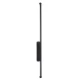 Μοντέρνα επιτοίχια απλίκα LED kelvo® HARLEM 9W 900lm 120° AC 220-240V IP20 ρυθμιζόμενο λευκό CCT με εναλλαγή χρωμάτων 2700K/4500K/6000K μαύρο ματ 5x4x60cm