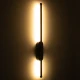 Μοντέρνα επιτοίχια απλίκα LED kelvo® HARLEM 9W 900lm 120° AC 220-240V IP20 ρυθμιζόμενο λευκό CCT με εναλλαγή χρωμάτων 2700K/4500K/6000K μαύρο ματ 5x4x60cm
