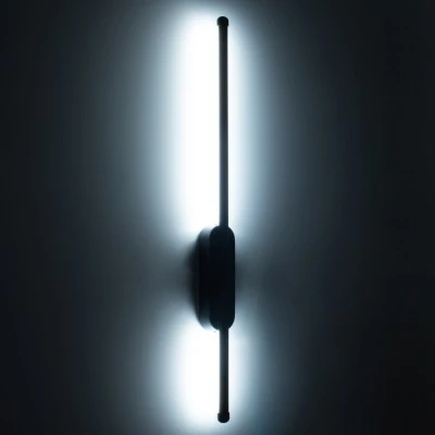 Μοντέρνο φωτιστικό τοίχου LED kelvo® HARLEM 9W 1080lm 120° AC 220-240V IP20 ρυθμιζόμενο λευκό CCT με εναλλαγή χρωμάτων χρυσό βούρτσας 5x4x60cm