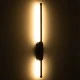 Μοντέρνο φωτιστικό τοίχου LED kelvo® HARLEM 9W 1080lm 120° AC 220-240V IP20 ρυθμιζόμενο λευκό CCT με εναλλαγή χρωμάτων χρυσό βούρτσας 5x4x60cm