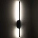 Μοντέρνο φωτιστικό τοίχου LED kelvo® HARLEM 9W 1080lm 120° AC 220-240V IP20 ρυθμιζόμενο λευκό CCT με εναλλαγή χρωμάτων χρυσό βούρτσας 5x4x60cm