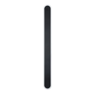 Μοντέρνο φωτιστικό τοίχου LED kelvo® HOUSTON 18W 2160lm 360° AC 220-240V IP20 ρυθμιζόμενο λευκό CCT με On/Off 2700K/4500K/6000K μαύρο ματ 6x3x60cm