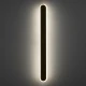 Μοντέρνο φωτιστικό τοίχου LED kelvo® HOUSTON 18W 2160lm 360° AC 220-240V IP20 ρυθμιζόμενο λευκό CCT με On/Off 2700K/4500K/6000K μαύρο ματ 6x3x60cm