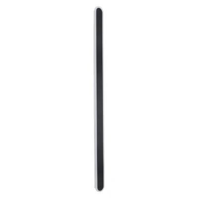 Μοντέρνο φωτιστικό τοίχου LED kelvo® HOUSTON 24W 2880lm 360° AC 220-240V IP20 ρυθμιζόμενο λευκό CCT με εναλλαγή χρωμάτων από 2700K έως 6000K μαύρο ματ 6x3x100cm 61349 GloboStar® HOUSTON 61349 Φωτιστικό Τοίχου - Απλίκα Design LED CCT 24W 2880lm 360° AC 220-240V - Εναλλαγή Φωτισμού μέσω Διακόπτη On/Off All In One Ψυχρό 6000k+Φυσικό 4500k+Θερμό 2700k Μ6 x Π3 x Υ100cm - Μαύρο - 3 Years Warranty