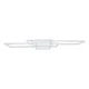GloboStar® QUADRA 61389 Φωτιστικό Οροφής Design LED CCT 120W 14400lm 120° AC 220-240V - Εναλλαγή Φωτισμού μέσω Τηλεχειριστηρίου All In One Ψυχρό 6000k+Φυσικό 4500k+Θερμό 2700k Dimmable Μ105 x Π60 x Υ9cm - Λευκό - 3 Years Warranty