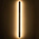 Επιτοίχια απλίκα LED kelvo® HOUSTON 24W 2880lm 360° AC 220-240V IP20 ρυθμιζόμενο λευκό CCT με εναλλαγή χρωμάτων από 2700K έως 6000K χρυσό βούρτσας 6x3x100cm