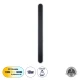 Μοντέρνο φωτιστικό τοίχου LED kelvo® HOUSTON 18W 2160lm 360° AC 220-240V IP20 ρυθμιζόμενο λευκό CCT με On/Off 2700K/4500K/6000K μαύρο ματ 6x3x60cm