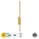 Μοντέρνο φωτιστικό τοίχου LED kelvo® HARLEM 9W 1080lm 120° AC 220-240V IP20 ρυθμιζόμενο λευκό CCT με εναλλαγή χρωμάτων χρυσό βούρτσας 5x4x60cm