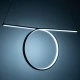 GloboStar® ROME 61294 Κρεμαστό Φωτιστικό Οροφής Linear Design LED CCT 24W 2640lm 200° AC 220-240V - Εναλλαγή Φωτισμού μέσω Διακόπτη On/Off All In One Ψυχρό 6000k+Φυσικό 4500k+Θερμό 2700k Μ65.5 x Π4 x Υ33cm - Μαύρο - 3 Years Warranty