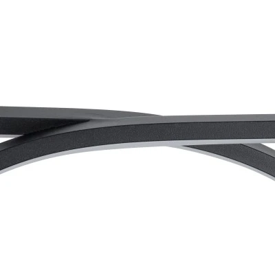 GloboStar® ROME 61294 Κρεμαστό Φωτιστικό Οροφής Linear Design LED CCT 24W 2640lm 200° AC 220-240V - Εναλλαγή Φωτισμού μέσω Διακόπτη On/Off All In One Ψυχρό 6000k+Φυσικό 4500k+Θερμό 2700k Μ65.5 x Π4 x Υ33cm - Μαύρο - 3 Years Warranty