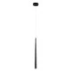 GloboStar® TEARS 61309 Κρεμαστό Φωτιστικό Οροφής Design LED CCT 3W 330lm 180° AC 220-240V - Εναλλαγή Φωτισμού μέσω Διακόπτη On/Off All In One Ψυχρό 6000k+Φυσικό 4500k+Θερμό 2700k Φ3.2 x Υ51.5cm - Μαύρο - 3 Years Warranty