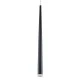 GloboStar® TEARS 61309 Κρεμαστό Φωτιστικό Οροφής Design LED CCT 3W 330lm 180° AC 220-240V - Εναλλαγή Φωτισμού μέσω Διακόπτη On/Off All In One Ψυχρό 6000k+Φυσικό 4500k+Θερμό 2700k Φ3.2 x Υ51.5cm - Μαύρο - 3 Years Warranty