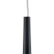 GloboStar® TEARS 61309 Κρεμαστό Φωτιστικό Οροφής Design LED CCT 3W 330lm 180° AC 220-240V - Εναλλαγή Φωτισμού μέσω Διακόπτη On/Off All In One Ψυχρό 6000k+Φυσικό 4500k+Θερμό 2700k Φ3.2 x Υ51.5cm - Μαύρο - 3 Years Warranty