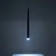 GloboStar® TEARS 61310 Κρεμαστό Φωτιστικό Οροφής Design LED CCT 3W 330lm 180° AC 220-240V - Εναλλαγή Φωτισμού μέσω Διακόπτη On/Off All In One Ψυχρό 6000k+Φυσικό 4500k+Θερμό 2700k Φ3.2 x Υ51.5cm - Χρυσό Βούρτσας - 3 Years Warranty
