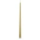 GloboStar® TEARS 61310 Κρεμαστό Φωτιστικό Οροφής Design LED CCT 3W 330lm 180° AC 220-240V - Εναλλαγή Φωτισμού μέσω Διακόπτη On/Off All In One Ψυχρό 6000k+Φυσικό 4500k+Θερμό 2700k Φ3.2 x Υ51.5cm - Χρυσό Βούρτσας - 3 Years Warranty