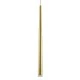 GloboStar® TEARS 61310 Κρεμαστό Φωτιστικό Οροφής Design LED CCT 3W 330lm 180° AC 220-240V - Εναλλαγή Φωτισμού μέσω Διακόπτη On/Off All In One Ψυχρό 6000k+Φυσικό 4500k+Θερμό 2700k Φ3.2 x Υ51.5cm - Χρυσό Βούρτσας - 3 Years Warranty