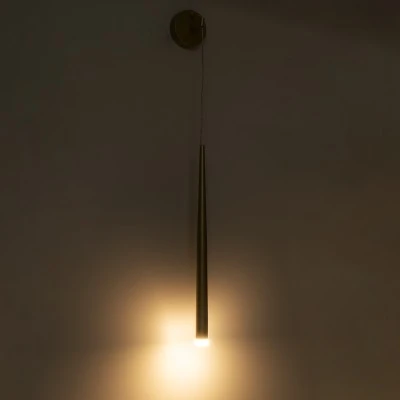 Μοντέρνα επιτοίχια απλίκα LED kelvo® TEARS 3W 330lm 180° AC 220-240V IP20 ρυθμιζόμενο λευκό CCT με On/Off 2700K/4500K/6000K χρυσό βούρτσας 3.2x3.2x51.5cm Μοντέρνα επιτοίχια απλίκα LED kelvo® TEARS 3W 330lm 180° AC 220-240V IP20 ρυθμιζόμενο λευκό CCT με On/Off 2700K/4500K/6000K χρυσό βούρτσας 3.2x3.2x51.5cm