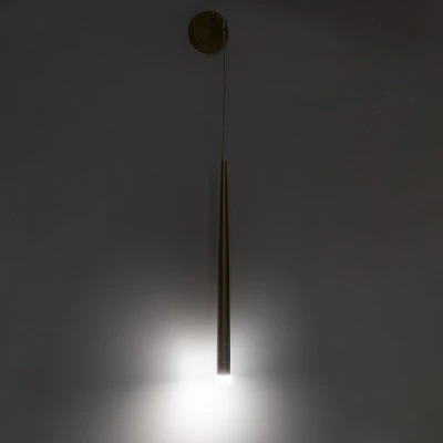 Μοντέρνα επιτοίχια απλίκα LED kelvo® TEARS 3W 330lm 180° AC 220-240V IP20 ρυθμιζόμενο λευκό CCT με On/Off 2700K/4500K/6000K χρυσό βούρτσας 3.2x3.2x51.5cm Μοντέρνα επιτοίχια απλίκα LED kelvo® TEARS 3W 330lm 180° AC 220-240V IP20 ρυθμιζόμενο λευκό CCT με On/Off 2700K/4500K/6000K χρυσό βούρτσας 3.2x3.2x51.5cm