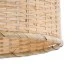 Κρεμαστό φωτιστικό Boho BORA-BORA 1 x E27 AC 220-240V μπεζ με υφασμάτινο καπέλο φυσικού σχεδιασμού Μ45 x Π45 x Υ44